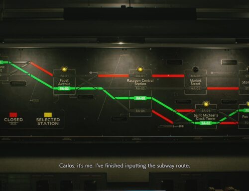 RE3 Remake: Subway train route puzzle solution