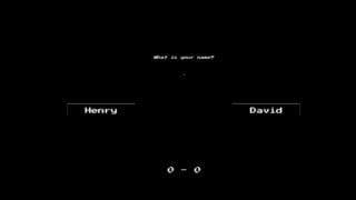 Image for our Mulberry County walkthrough, showing the homework questions screen, a black screen with white text asking for our name. Image for our Mulberry County walkthrough, showing the homework questions screen, a black screen with white text asking for our name.