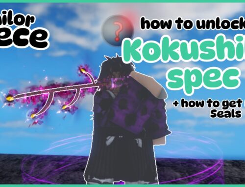 How to Get the Sailor Piece Kokushibo Spec With Upper Seals