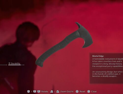 Resident Evil 9 Requiem: How to sharpen the Hatchet in the story and LMDF