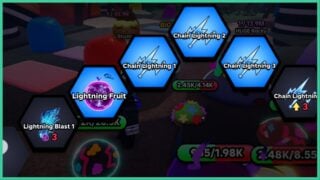 image shows the lightning fruit skill tree
