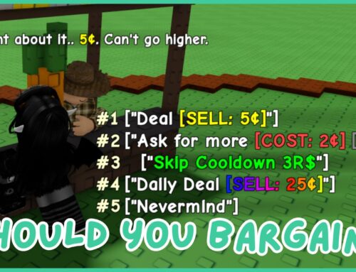 Should You Bargain in Grow a Garden 2?
