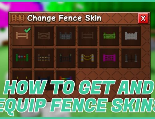 How To Get and Equip Fence Skins in Grow a Garden 2