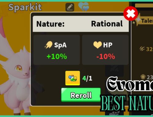 Evomon Best Natures [How to Reroll Natures]