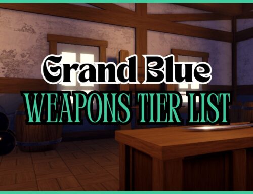 Grand Blue Weapons Tier List [Best Weapons and Sidearms]