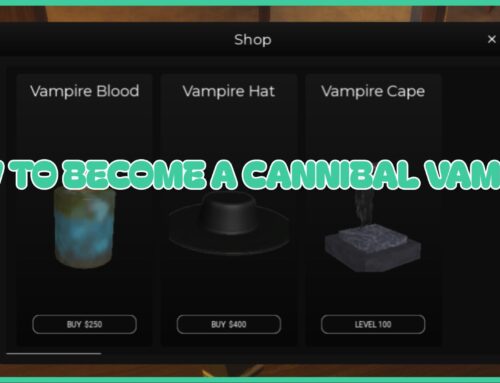 How To Become a Cannibal Raised Vampire in Vampire Life